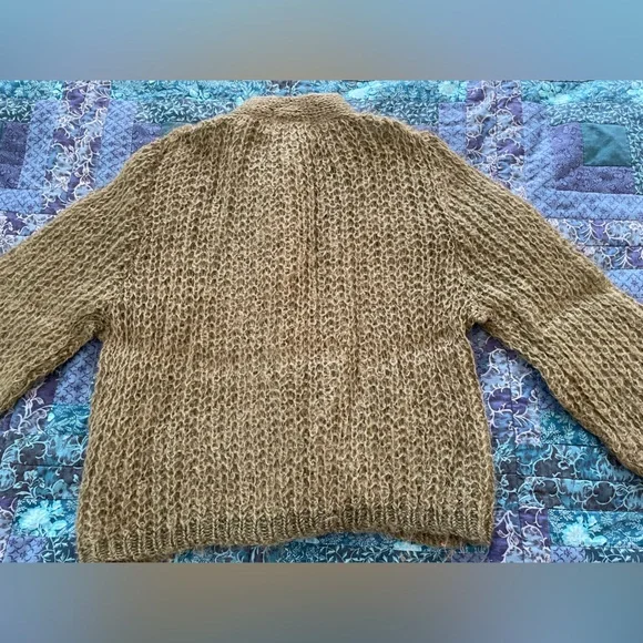 Elena Rossi Designs for Diane Carole Mills NY Vintage Green Cardigan Size Medium - Picture 8 of 11